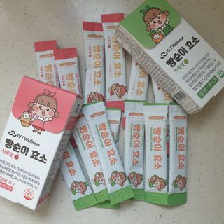 아이비웰니스 빵순이 효소 키위맛 7포 + 석류맛 7포 (총 14포, 2주분) — 5점을 준 리뷰어가 2022년 10월 올린 사용 사진