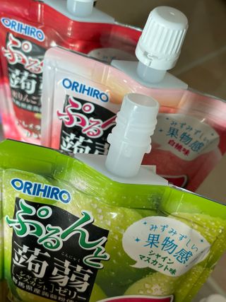 ORIHIRO 오리히로 곤약젤리 제로칼로리 130g 4종 4팩(맛별로 1팩씩) — 4점을 준 리뷰어가 2023년 3월 올린 사용 사진