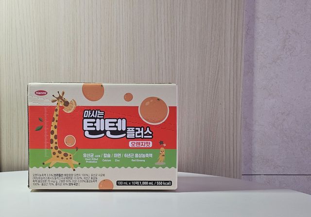 프리캠페인용 [한미사이언스] 우리 아이 튼튼, 엄마 마음 든든! 마시는텐텐 플러스 (100ml*10입) 리뷰 사진