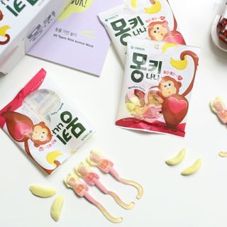 폭신 쫄깃 식감 로맨스, 몽키나나 젤리 8봉지 — 5점을 준 리뷰어가 2021년 3월 올린 사용 사진