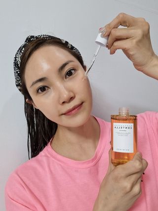 [스킨1004] 마다가스카르 센텔라 앰플 100ml — 4.5점을 준 리뷰어가 2024년 6월 올린 사용 사진