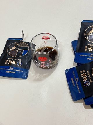 광동생활건강 [광동] 바르게 만든 녹용, 광동정녹청 — 5점을 준 리뷰어가 2022년 1월 올린 사용 사진
