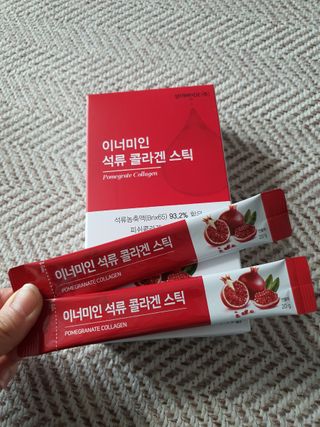 이너미인 석류 콜라겐 스틱 — 5점을 준 리뷰어가 2021년 1월 올린 사용 사진