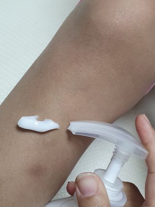 빅그린 베이비라인 3종세트 - 샴푸앤바디워시500ml,올인원로션500ml,바디크림170ml — 5점을 준 리뷰어가 2022년 11월 올린 사용 사진