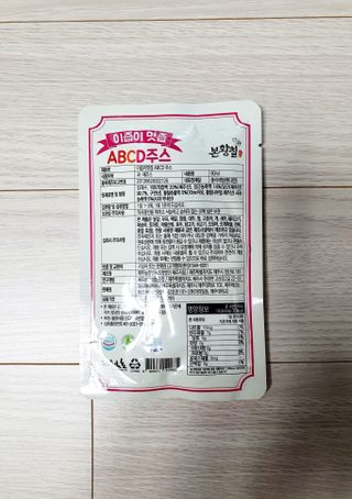본황칠 이즙이 맛즙 ABC주스 30EA — 5점을 준 리뷰어가 2022년 8월 올린 사용 사진