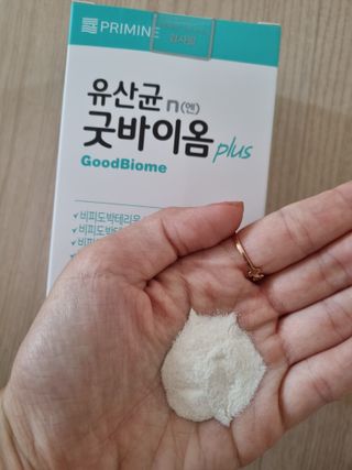 프리마인 유산균 국가지정연구소 선정, 살아있는 생유산균 200억 마리의 힘. 유산균n굿바이옴플러스 — 5점을 준 리뷰어가 2021년 9월 올린 사용 사진