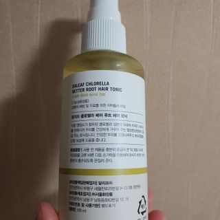 달리프 클로렐라 베러 루트 헤어토닉 100ml — 3점을 준 리뷰어가 2021년 3월 올린 사용 사진