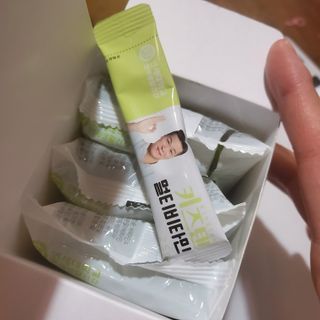 연세생활건강 키즈텐 멀티비타민 1BOX (30포) — 5점을 준 리뷰어가 2022년 5월 올린 사용 사진