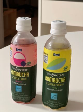 더그레잇티 콤부차 [매일유업] 더그레잇티 44kcal 콤부차 300ml *12개입 (오리지널 6개+베리리치 6개) — 5점을 준 리뷰어가 2023년 7월 올린 사용 사진