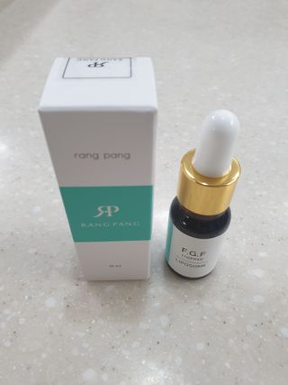 랑팡 EGF+FGF 10ppm 리포좀 앰플 원액 10ml — 4점을 준 리뷰어가 2021년 11월 올린 사용 사진