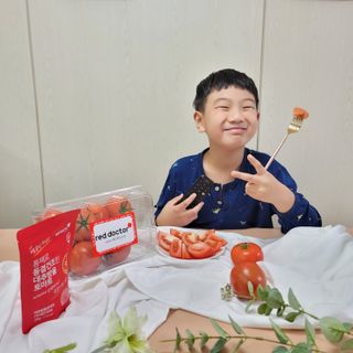 레드닥터 완숙토마토 + 통째로 동결건조한 대추방울토마토 — 5점을 준 리뷰어가 2022년 12월 올린 사용 사진
