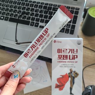 자연에온 고함량 아르기닌 포텐 UP 5555mg 20g x 15포 — 5점을 준 리뷰어가 2021년 9월 올린 사용 사진