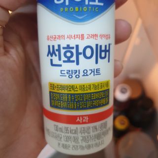 LIVE 매일바이오 썬화이버 드링킹 요거트 — 5점을 준 리뷰어가 2022년 8월 올린 사용 사진