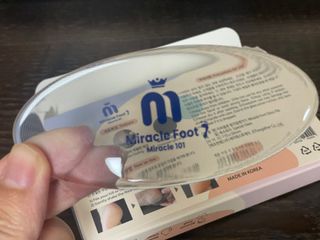 미라클풋 유리발각질제거기 물없이 쓱싹쓱싹 몇번만에 발각질 완벽제거 — 5점을 준 리뷰어가 2021년 9월 올린 사용 사진