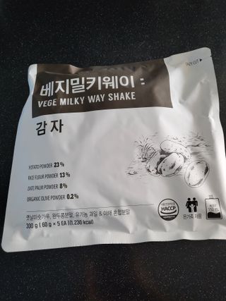 클린24시간 베지밀키웨이 감자 쉐이크 1세트 (5개) — 5점을 준 리뷰어가 2022년 9월 올린 사용 사진
