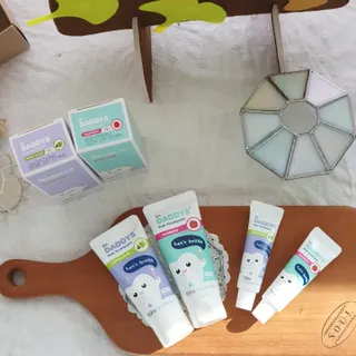 닥터데디스 안심저불소 키즈치약 (라즈베리, 청포도향 중 택 1) 60g +  여행용 미니 치약 15g — 5점을 준 리뷰어가 2022년 11월 올린 사용 사진