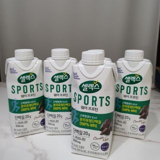 셀렉스스포츠 셀렉스 스포츠 웨이 프로틴 초콜릿 _ 330ml x 12팩 — 5점을 준 리뷰어가 2021년 3월 올린 사용 사진