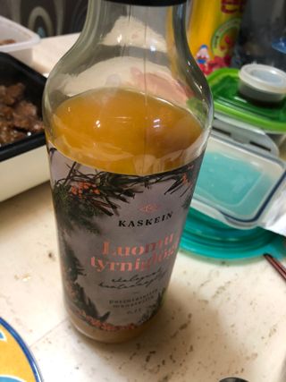 H365 [Kaskein Luomutyrniglögi] 핀란드 전통 무알콜 멀드와인 시벅톤 글로기 — 5점을 준 리뷰어가 2021년 4월 올린 사용 사진