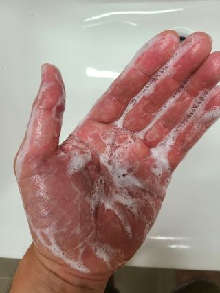 [포레스트스토리] 탈모증상완화 샴푸 1,000ml — 4점을 준 리뷰어가 2022년 8월 올린 사용 사진
