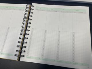 리훈 여러분의 오늘을 채워나갈 수 있도록 도와줄 오늘공부 1년용 스터디플래너 — 4.5점을 준 리뷰어가 2021년 4월 올린 사용 사진