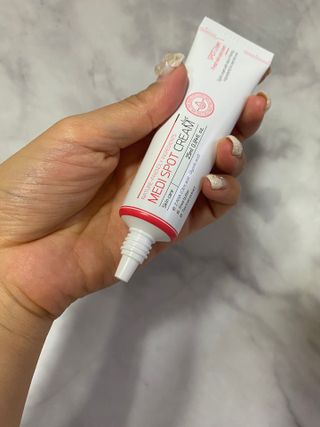 작심연구소 바르는 피부과 레이저 메디스팟크림 플러스 — 5점을 준 리뷰어가 2022년 6월 올린 사용 사진