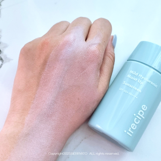 아이레시피 마일드 히알루로닉 모이스트 업 선스크린 SPF50+ PA++++ — 2점을 준 리뷰어가 2023년 6월 올린 사용 사진