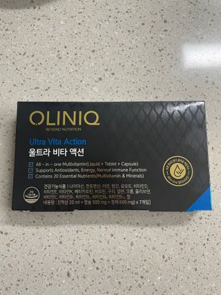 올리닉 울트라비타액션 — 5점을 준 리뷰어가 2021년 8월 올린 사용 사진
