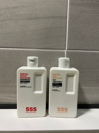 트리플에스 탈모 샴푸 275ml + 실크 트리트먼트 275ml — 5점을 준 리뷰어가 2021년 2월 올린 사용 사진