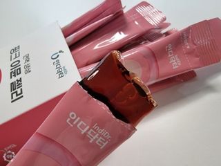 [인디닥터] 면역 생생 핑크 이뮨 젤리 — 4점을 준 리뷰어가 2022년 6월 올린 사용 사진