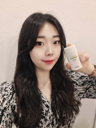 아이레시피 모이스트터치 스포츠 선밀크 50ml (SPF50+ PA+++) — 5점을 준 리뷰어가 2023년 4월 올린 사용 사진