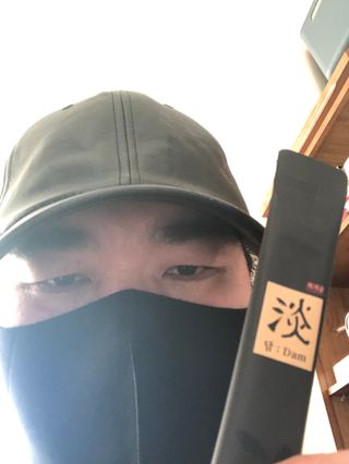 담소은 자극없는 무알콜 휴대용 한방가글 스틱 가글담 — 5점을 준 리뷰어가 2022년 11월 올린 사용 사진