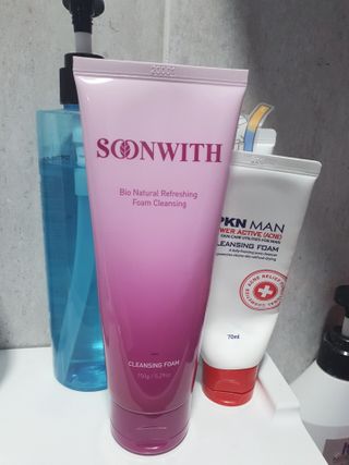 SOONWITH 바이오 내추럴 리프레싱 폼클렌징 — 5점을 준 리뷰어가 2021년 3월 올린 사용 사진