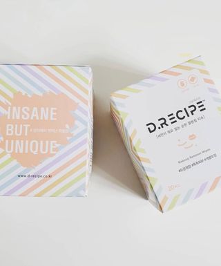 디레시피 세안이 필요없는 순한 클렌징 티슈 — 3.5점을 준 리뷰어가 2021년 1월 올린 사용 사진