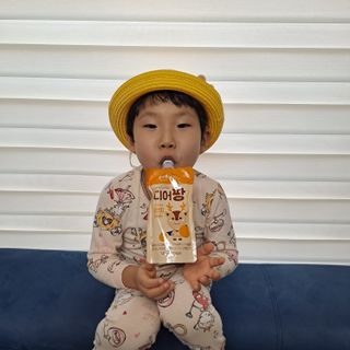 [몸엔용] 우리 아이 건강간식, 달콤한 녹용곤약젤리 디어팡 4종 — 5점을 준 리뷰어가 2022년 4월 올린 사용 사진