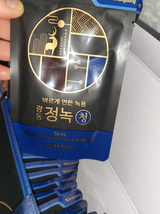 광동생활건강 [광동] 바르게 만든 녹용, 광동정녹청 30포. — 5점을 준 리뷰어가 2022년 1월 올린 사용 사진