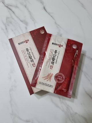 힘내라김홍삼 홍삼활력진 50ml x 5포 — 5점을 준 리뷰어가 2021년 3월 올린 사용 사진