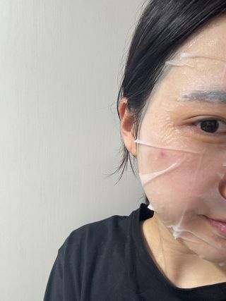 세뚜아(Cettua) 나우[세뚜아] 포어 클리어링 마스크 Cettua Pore Clearing facial mask 4매 — 4점을 준 리뷰어가 2024년 2월 올린 사용 사진