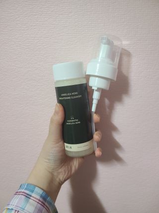 풀무원 브리엔 엔젤리카 허브 브라이트닝 클렌저+전용펌프 — 5점을 준 리뷰어가 2021년 2월 올린 사용 사진