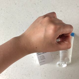 더마포레스트 모이스처라이징 아쿠아크림 / 수분크림 히알루론산 펩타이드 보습 미백 주름개선 — 5점을 준 리뷰어가 2021년 7월 올린 사용 사진