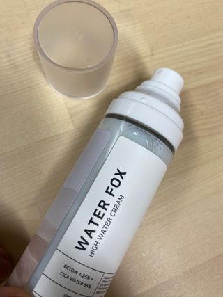 가치 WATERFOX(워터폭스)-엑토인 시카-비옴 하이 워터 크림 (100ml) — 5점을 준 리뷰어가 2023년 4월 올린 사용 사진