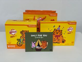 광동생활건강 [광동] 비타500데일리스틱  ★빼빼로데이★ 30포+70포+ 뚱랑이스티커+빼빼로+쇼핑백 — 5점을 준 리뷰어가 2022년 11월 올린 사용 사진