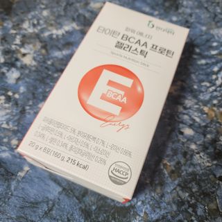 [인디닥터] 타이탄 BCAA 프로틴 젤리스틱 — 5점을 준 리뷰어가 2022년 5월 올린 사용 사진