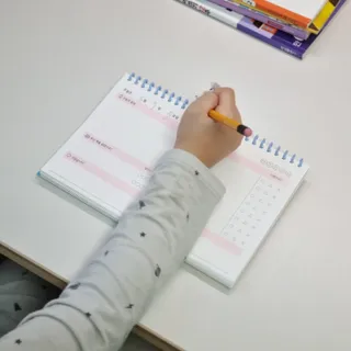 리훈 차일드라이크 초등학생 스터디 플래너 — 5점을 준 리뷰어가 2022년 3월 올린 사용 사진