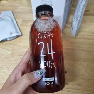 클린24시간 1BOX(5포) + 전용보틀(500ml) — 5점을 준 리뷰어가 2022년 9월 올린 사용 사진