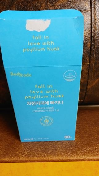메디포스트 모비타 바디코드 식이섬유 차전자피에 빠지다 30포 — 5점을 준 리뷰어가 2022년 12월 올린 사용 사진