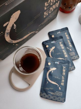 [비린내 완벽제거] 본황칠 통장어 국내산 장어즙 아르기닌 2800mg 장어즙효능 기력보강 — 5점을 준 리뷰어가 2022년 8월 올린 사용 사진