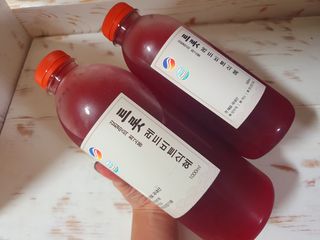 트롯전통식혜 트롯레드비트식혜 1리터 +500리터 — 5점을 준 리뷰어가 2021년 6월 올린 사용 사진