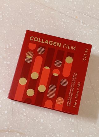 프리마인 귀족의 콜라겐, 92배 흡수율. 럭셔리 프리미엄 셀라브 콜라겐필름 30매 — 4점을 준 리뷰어가 2021년 11월 올린 사용 사진