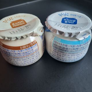 매일바이오 그릭요거트 오리지널 플레인 4개, 로스터리 커피믹스 4개 — 5점을 준 리뷰어가 2021년 12월 올린 사용 사진