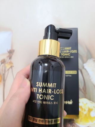 썸헤어 / SUMHAIR 썸헤어 써밋 안티 헤어로스 토닉 — 5점을 준 리뷰어가 2021년 7월 올린 사용 사진